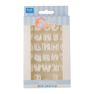 PME Cake Sweet Street® Letter Set Icing Decorations