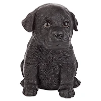 Design Toscano 6" Black Lab Puppy Partner Collectible Dog Statue
