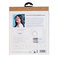 DMC® Lavender Bouquet Intermediate Counted Cross Stitch Kit with Hoop