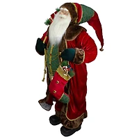 4ft. Standing Santa Christmas Figure with Presents