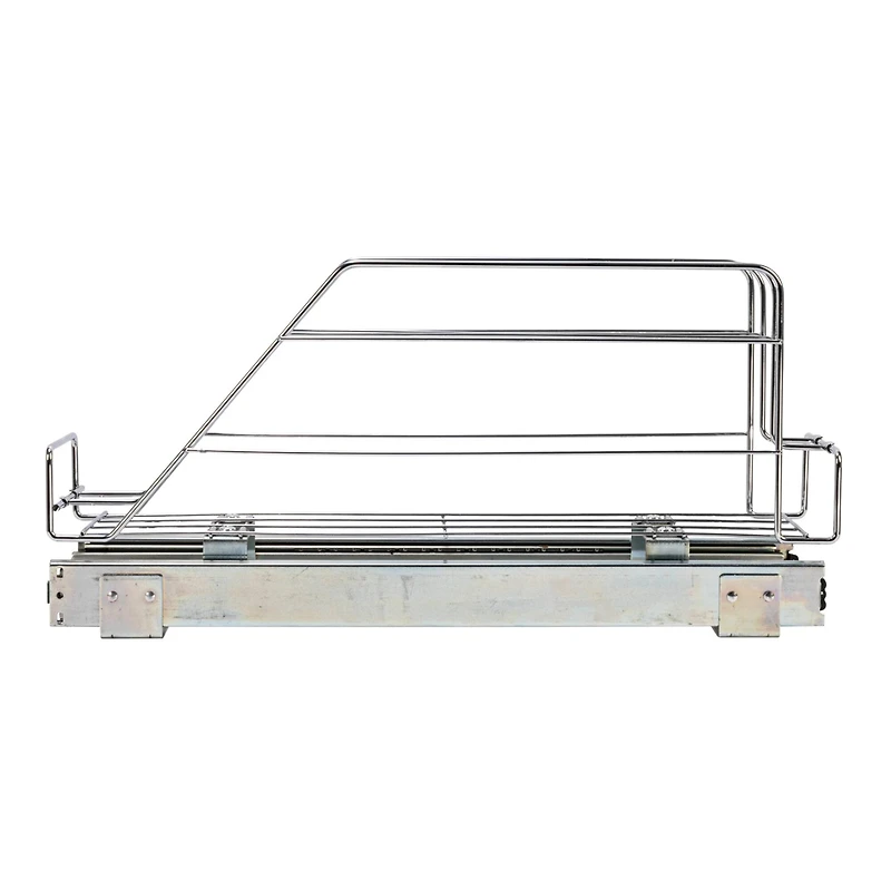 Household Essentials Glidez Chrome-Plated Steel Slide-Out Storage Organizer
