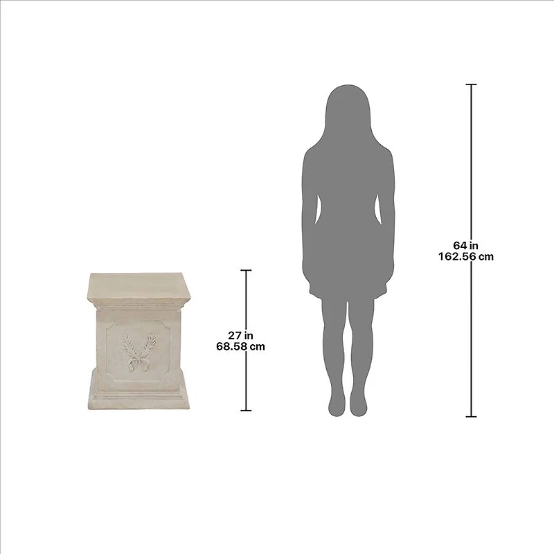 Design Toscano 2ft. Laurel Plinth