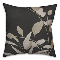 Black and White Greenery II 18" x 18" Throw Pillow