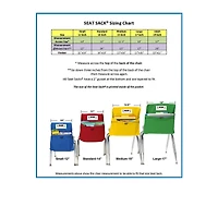 Seat Sack® Standard 14" Blue Chair Pockets, 2 ct.