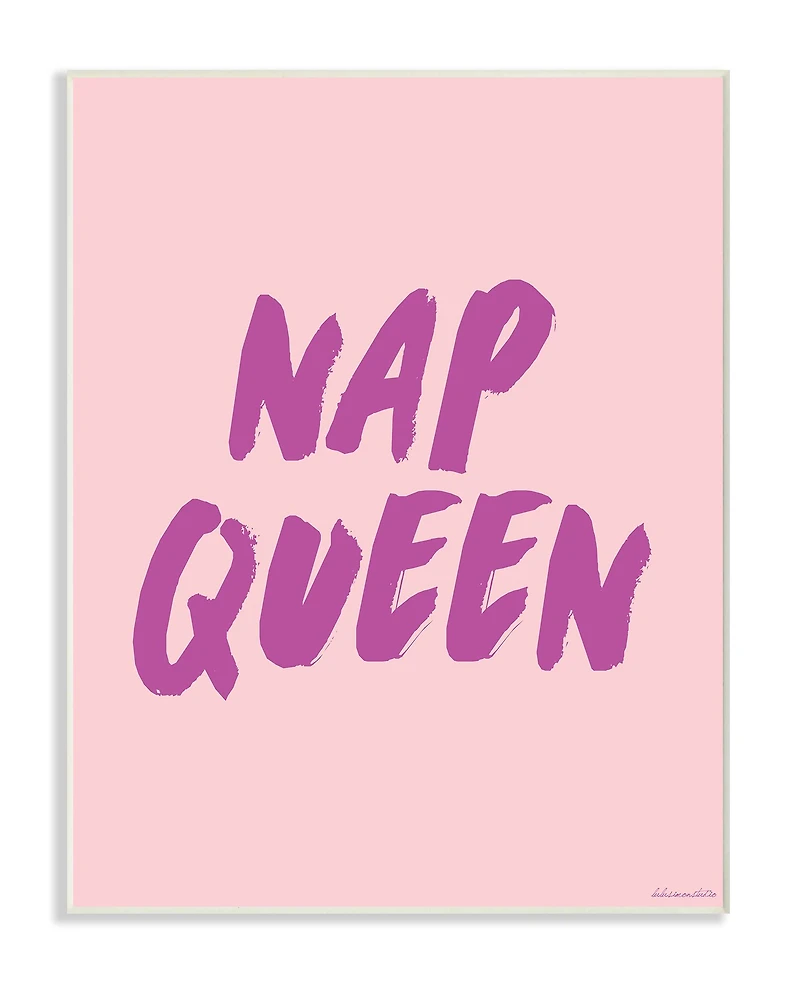 Stupell Industries Nap Queen Wood Wall Plaque