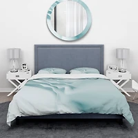 Designart '3D Light Blue Abstract Architecture' Modern & Contemporary Bedding Set