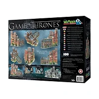 Game of Thrones - 2 3D Puzzles: The Red Keep and Winterfell: 1755 Pcs