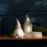 Terra Cotta Gnome Figurine Set