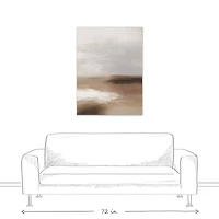 Soft Smooth Warm Abstract 30" x 40" Canvas Wall Art