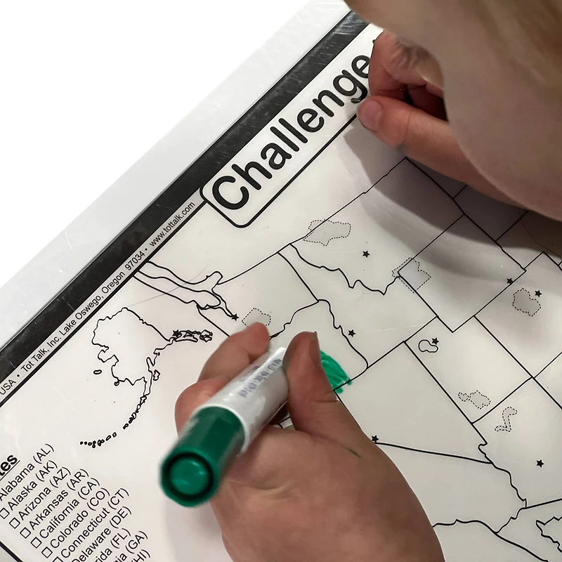 Tot Talk United States Of America Placemat