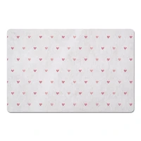 Simple Heart Pattern 27" x 18" Floor Mat