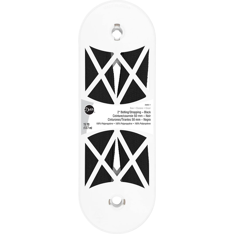 Dritz® 2" Black Polypro Belting/Strapping