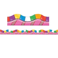 Eureka® Candy Land™ Dimensional Look Extra Wide Die Cut Deco Trim®, 111ft.