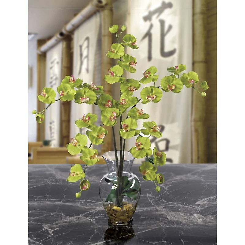 2.5ft. Moth Orchid Liquid Illusion Silk Flower Arrangement