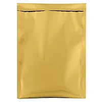 JAM Paper 12" x 18" Gold Foil Open End Envelopes with Self Adhesive Closure, 25ct.
