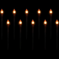 10ct. Orange C9 Bulb Halloween Pathway Markers