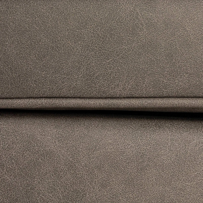 Hello Honey® Atley Ash Gray Vegan Leather Upholstered Modern Storage Ottoman