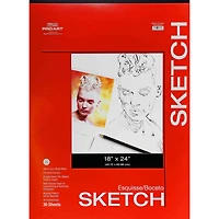 Pro Art® Taped Sketch Paper Pad, 18'' x 24
