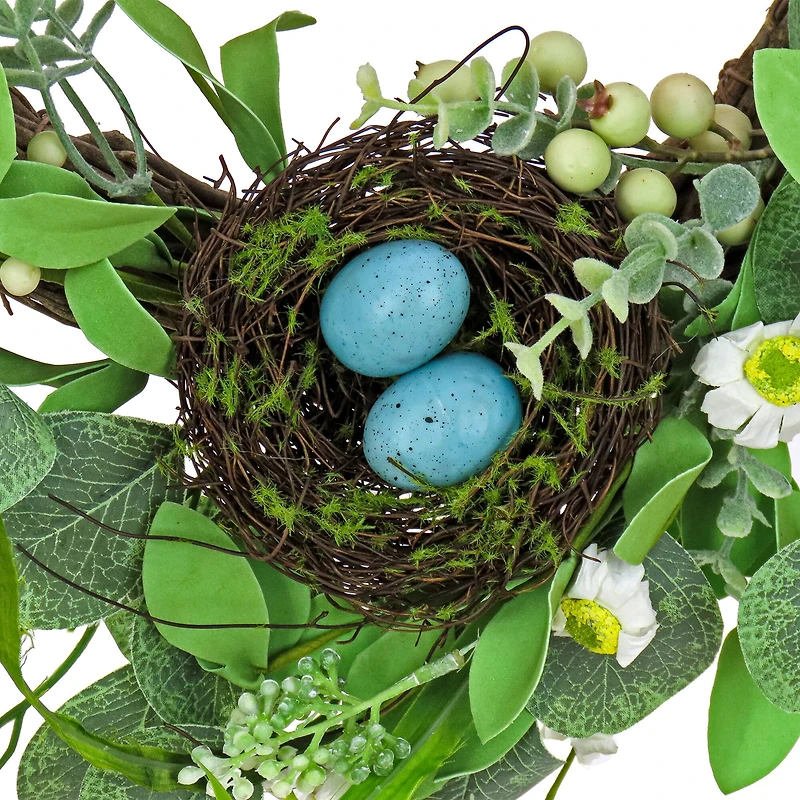 20'' Daisies and Berries Wreath