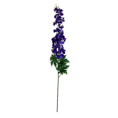 39" Blue Delphinium Flower Stems, 3ct.