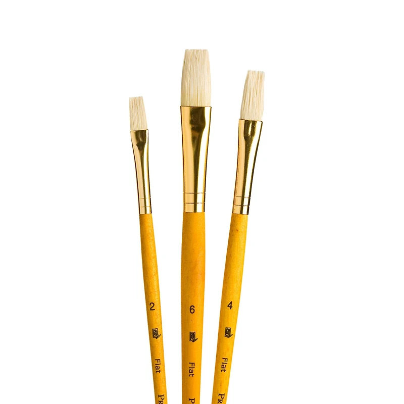 Princeton™ RealValue™ Bristle Flat 3 Piece Brush Set