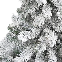 4ft. Unlit Flocked Rock Springs Spruce Artificial Christmas Tree