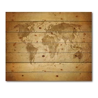 Designart - Ancient Map of The World X