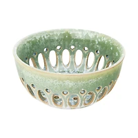 Hello Honey® 6" Round Stoneware Berry Bowls with Reactive Glaze Finishes Set