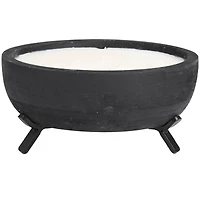 Sauvignon Blanc Scented 3-Wick Candle in Black Tripod Bowl