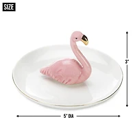 5" Flamingo Ring Dish
