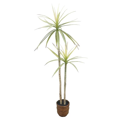 4ft. Yucca Faux Plant in Woven Basket by Ashland®