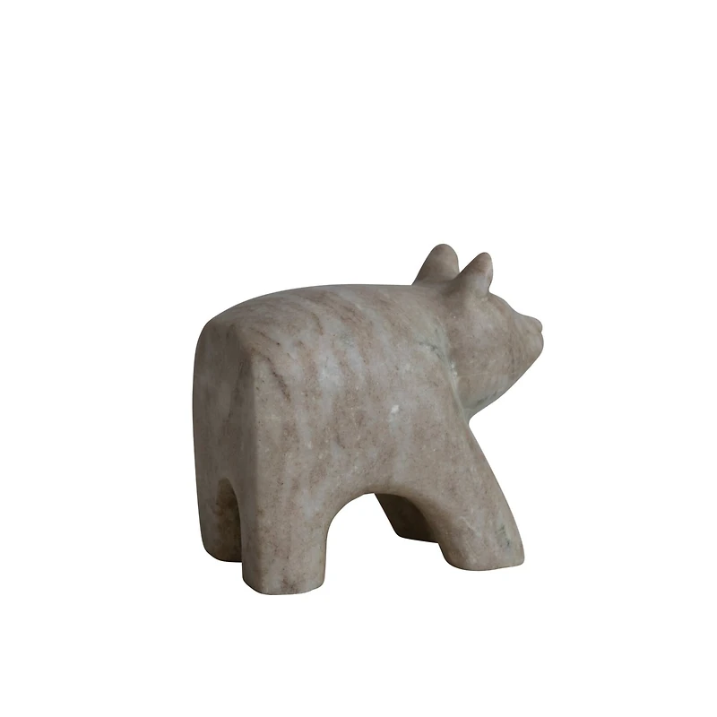 Hello Honey® 4.5" Beige Marble Bear Bookend