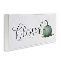 Stupell Industries Blessed with Pumpkin Framed Giclee Art