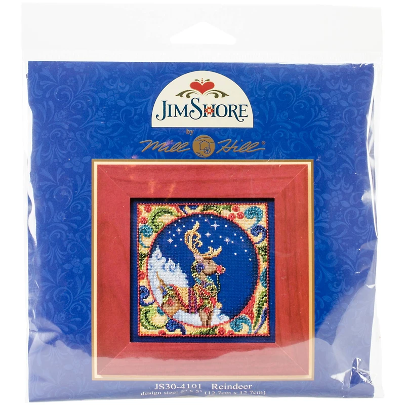Mill Hill® Jim Shore Reindeer Beaded Counted Cross Stitch Kit