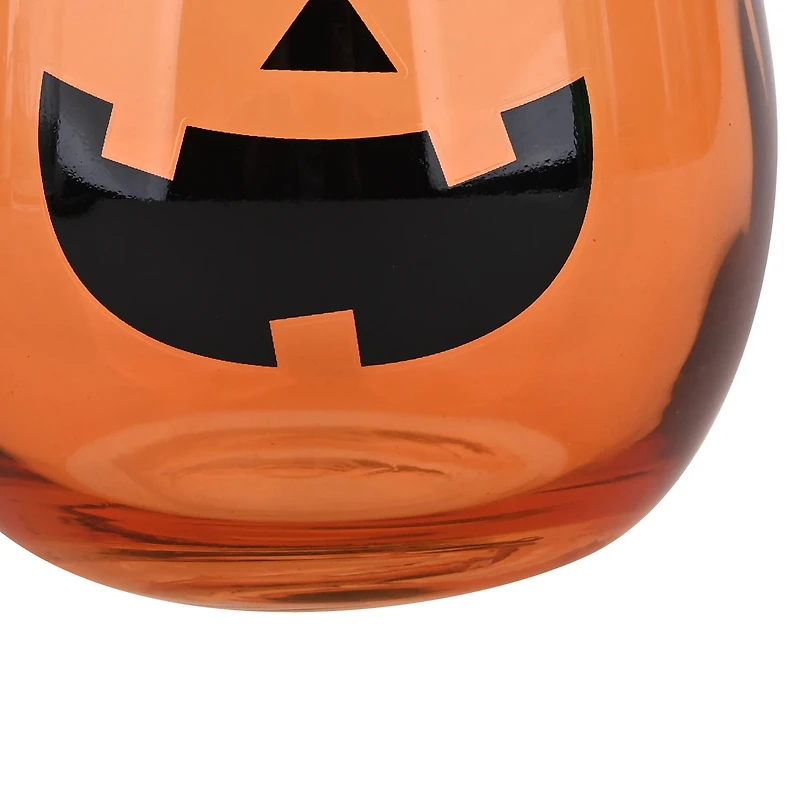 14oz. Jack-o'-Lantern Wine Glass by Ashland®