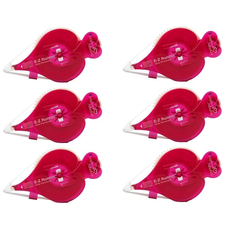 Scrapbook Adhesives by 3L® E-Z Runner® Permanent Strips Refills, 6ct.