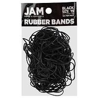 JAM Paper Size Black Rubber Bands