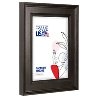 Frame USA Café Beveled Espresso Single Image Picture Frame with Mat