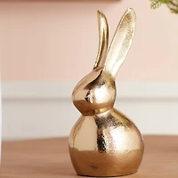 5.5" Modern Metal Bunny Décor, 2ct.