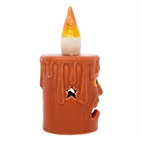 7" Jack Orange Candles with LED Lights, 2ct.