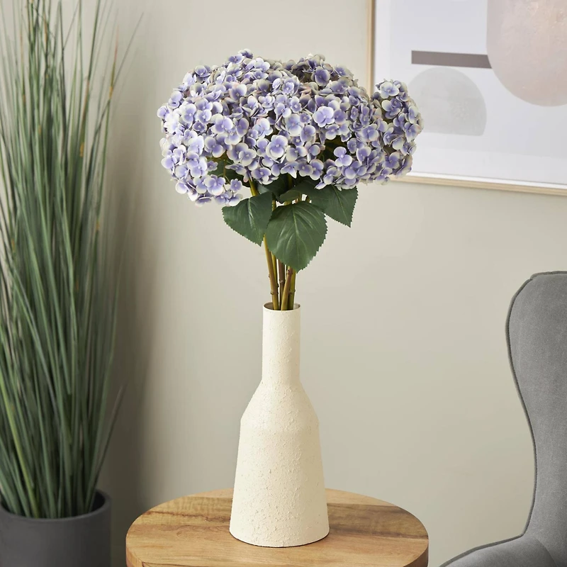 32" Purple Hydrangea Artificial Flower Stem, 8ct.