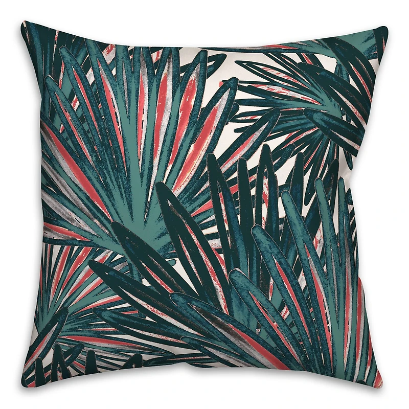 Tropical Leaves 18" x 18" Indoor / Outdoor Pillow