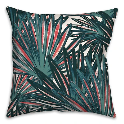 Tropical Leaves 18" x 18" Indoor / Outdoor Pillow