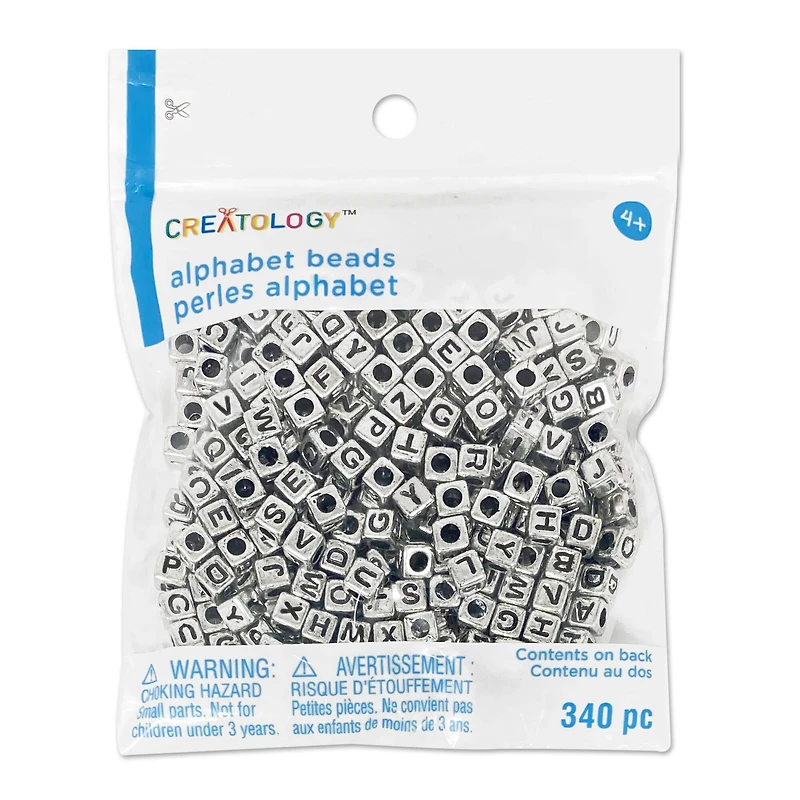 Alphabet Cube Beads, 6.5mm by Creatology™