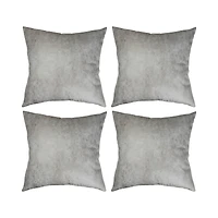 Craft Express Grey Sublimation Leathaire Pillow Covers, 4ct.