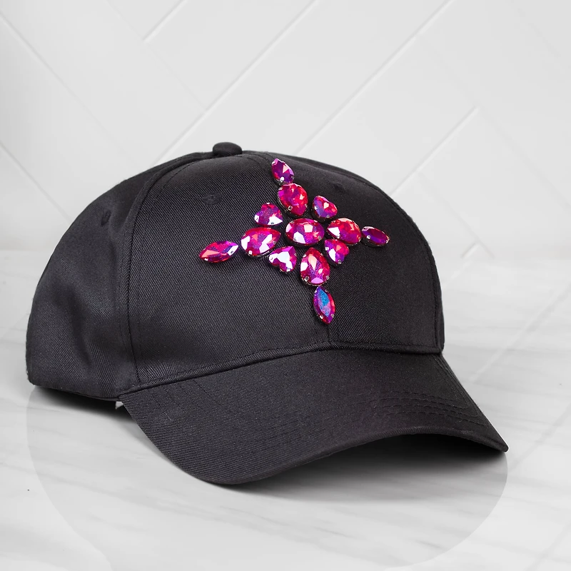 CousinDIY Silver Siam AB Glass Sew-On Rhinestones, 32ct.