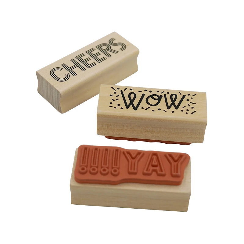 Celebrate Wood Stamp Set by Recollections™