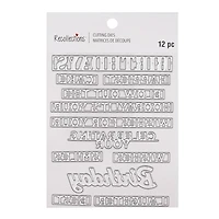 Birthday Sentiments Cutting Die Set by Recollections™