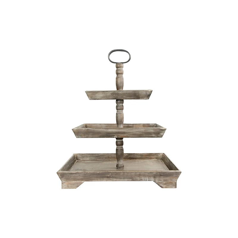 Hello Honey® 25" Decorative 3 Tier Tray