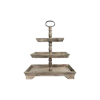 Hello Honey® 25" Decorative 3 Tier Tray